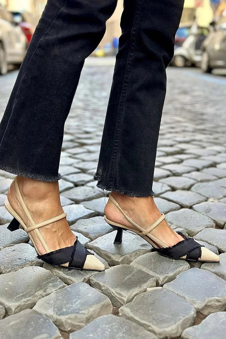 Elodie - Elegant Slingback Heels