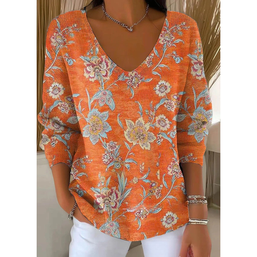 Talia – V-neck jumper