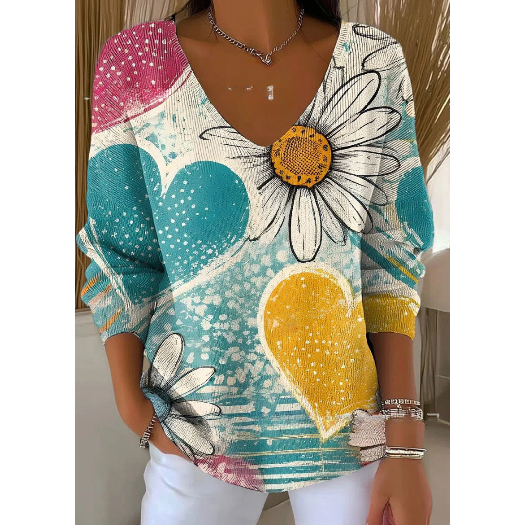 Kaia – V-neck jumper
