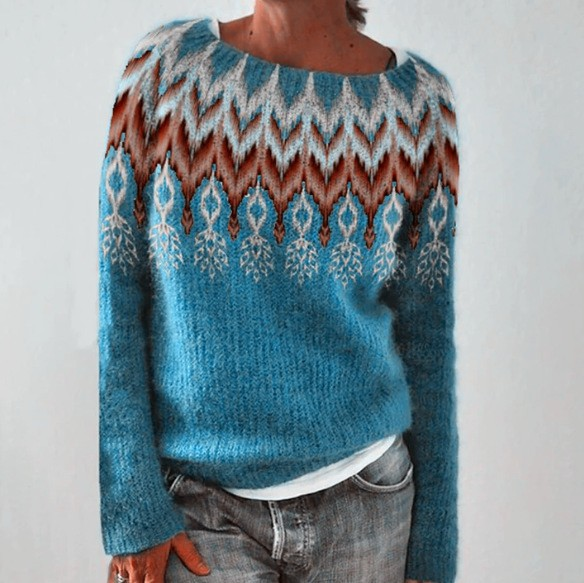 Ophelia - Vintage Icelandic Ice Knit Sweater