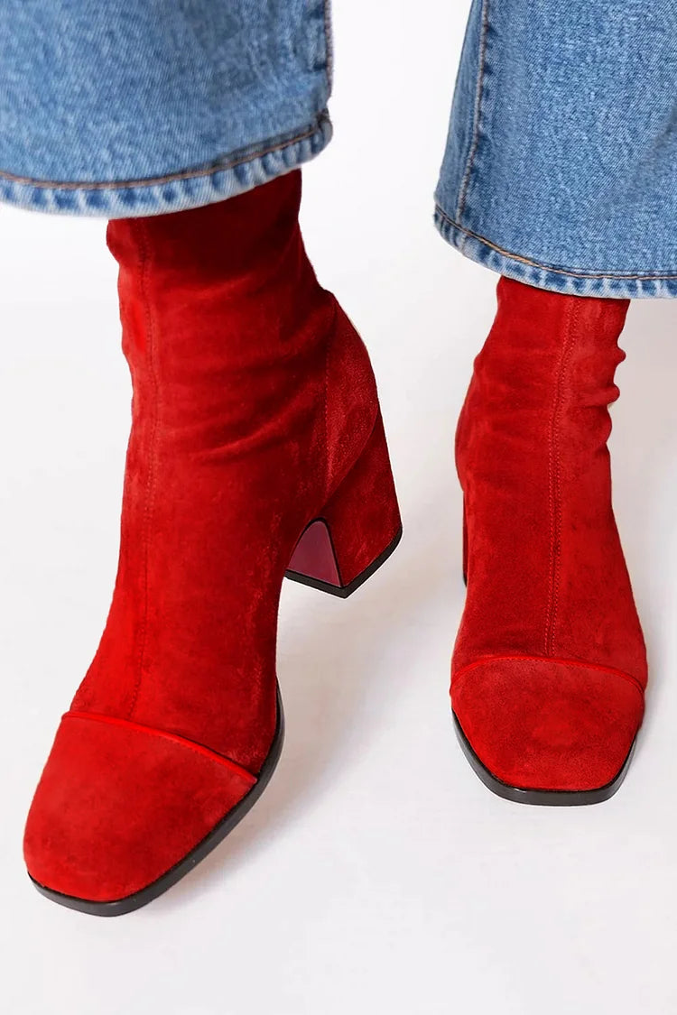 Verity - Bold Colorful Ankle Boots