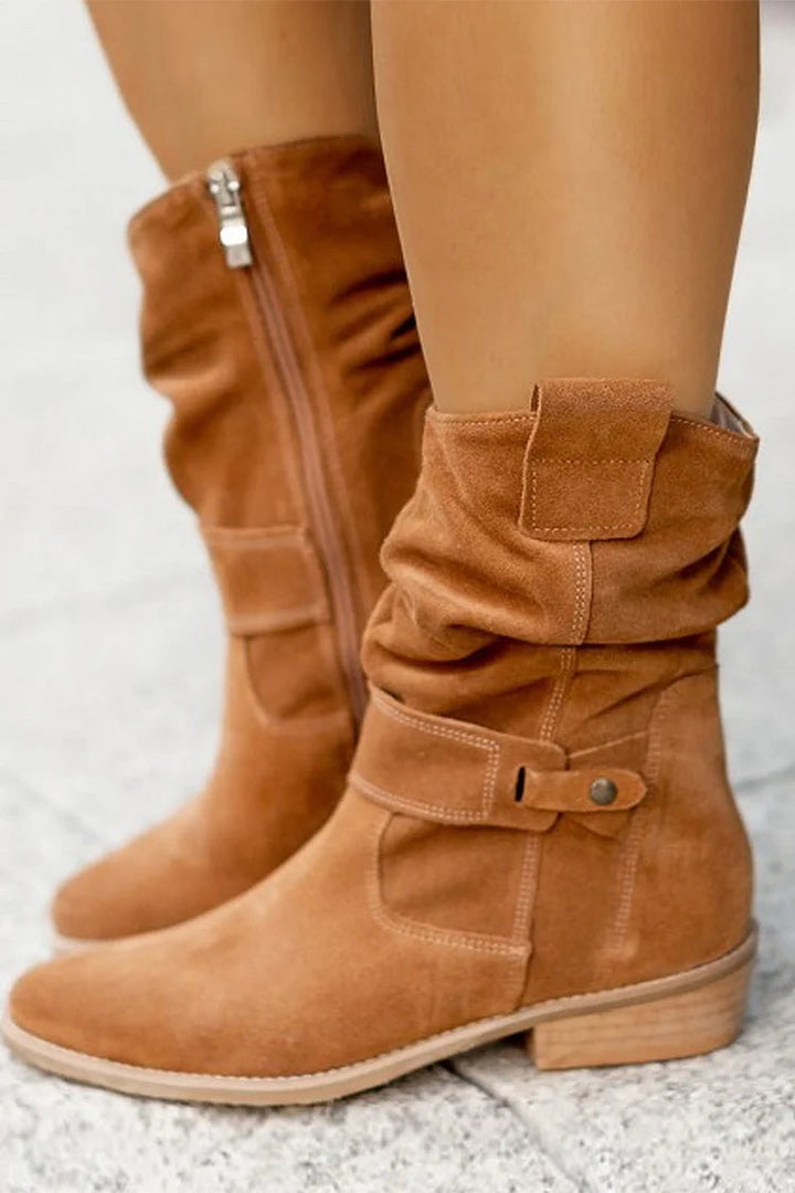 Celestina - Soft Suede Ankle Boots