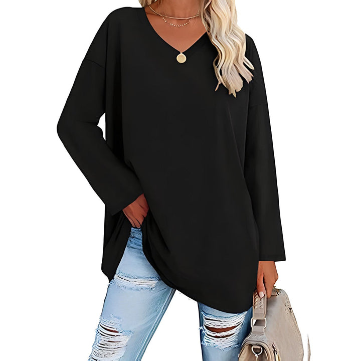 Yvette - Relaxed V-Neck Sweater