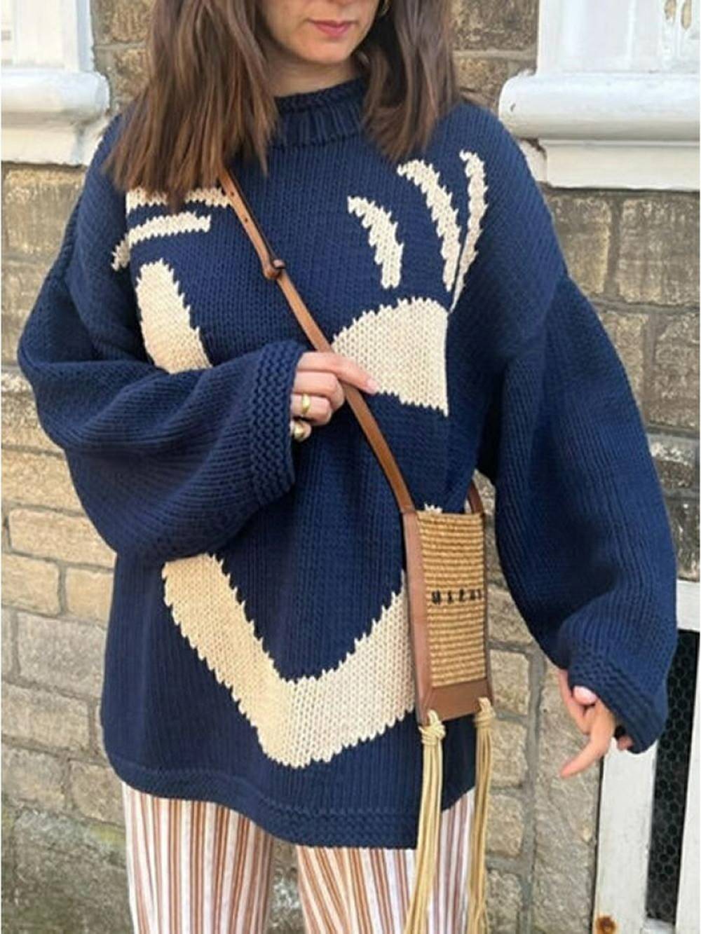 Elara - Happy Sunday Feel Good Knit Sweater