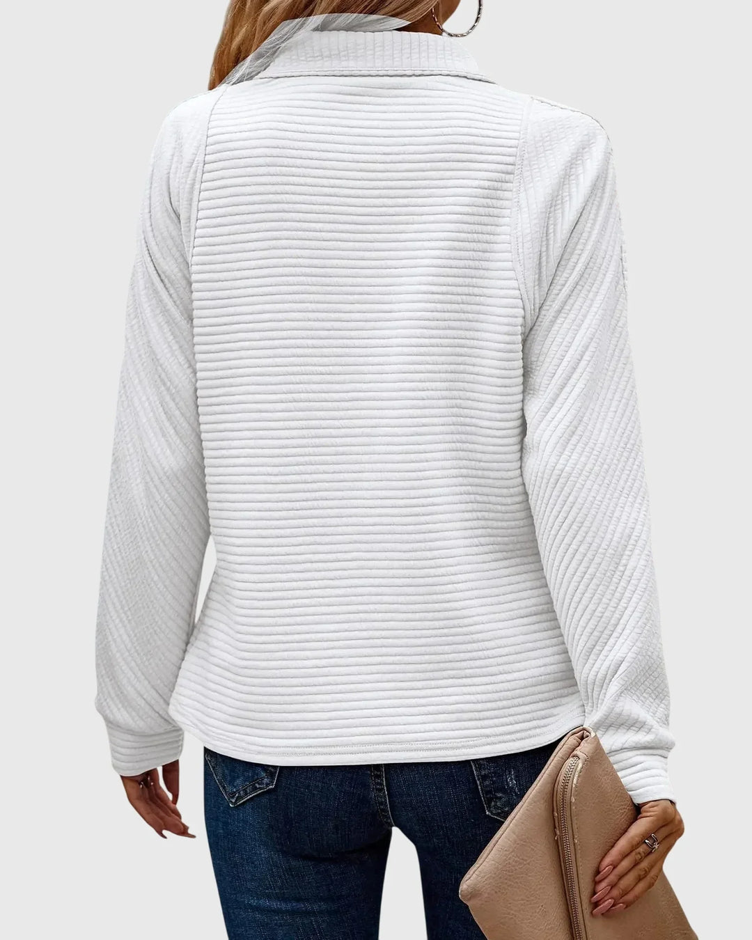 Felicity - Elegant Half-Zip Sweater
