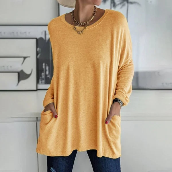 Bryony - Relaxed Long Sleeve Top