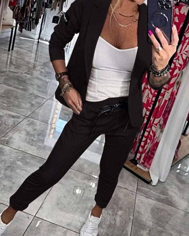 Constance - Elegant Two-Piece Blazer & Pant Set