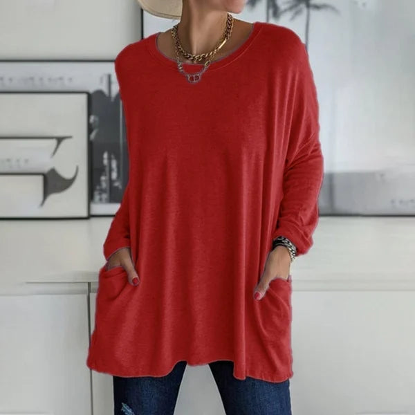 Bryony - Relaxed Long Sleeve Top