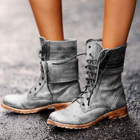 Kendra - Women’s Vintage Lace-Up Boots