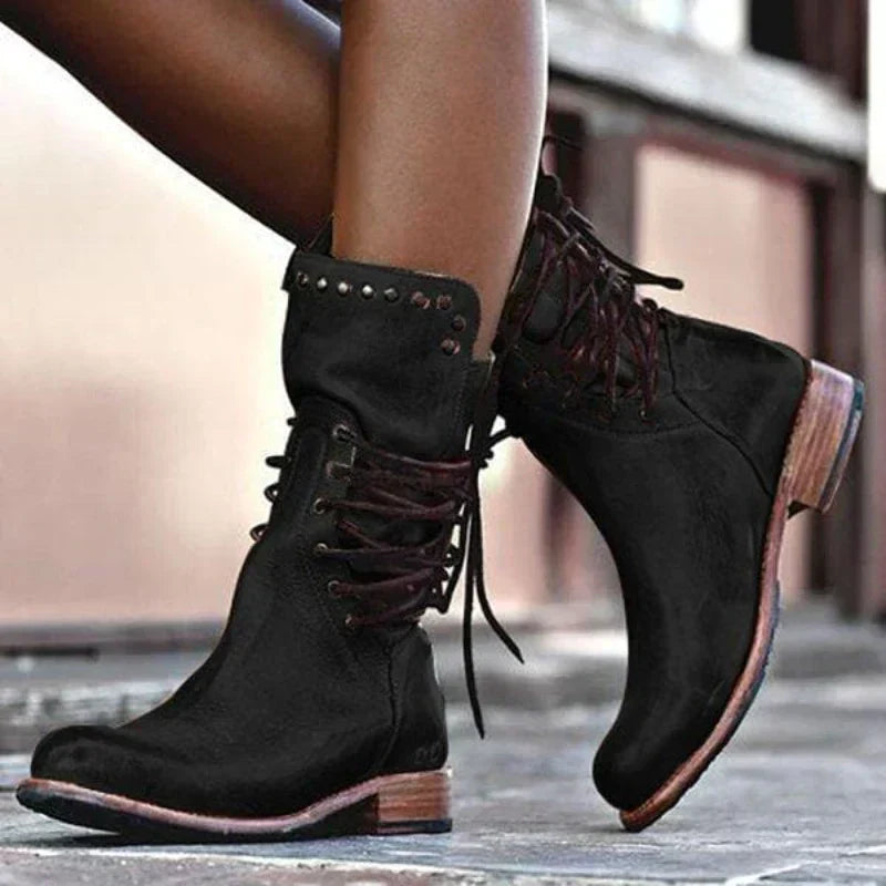 Iris - Stylish Leather Boots