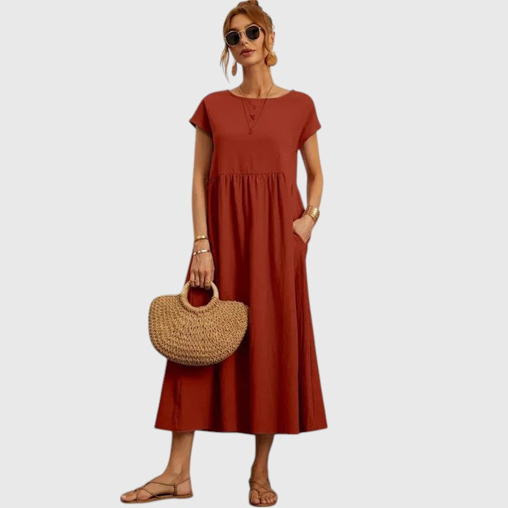 Olivia - Comfortable Midi Dress
