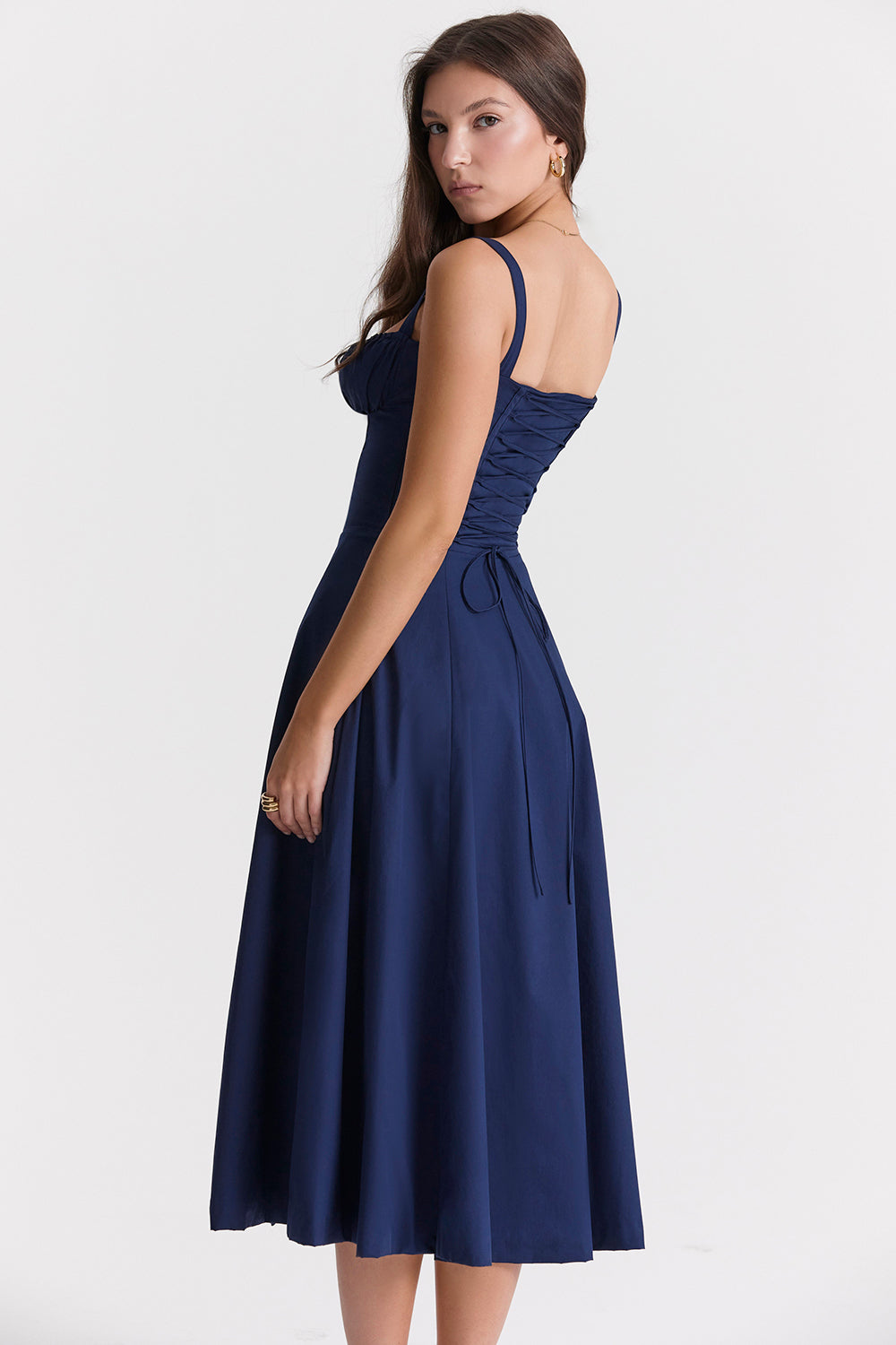 Elea - Midi Dress with Corset