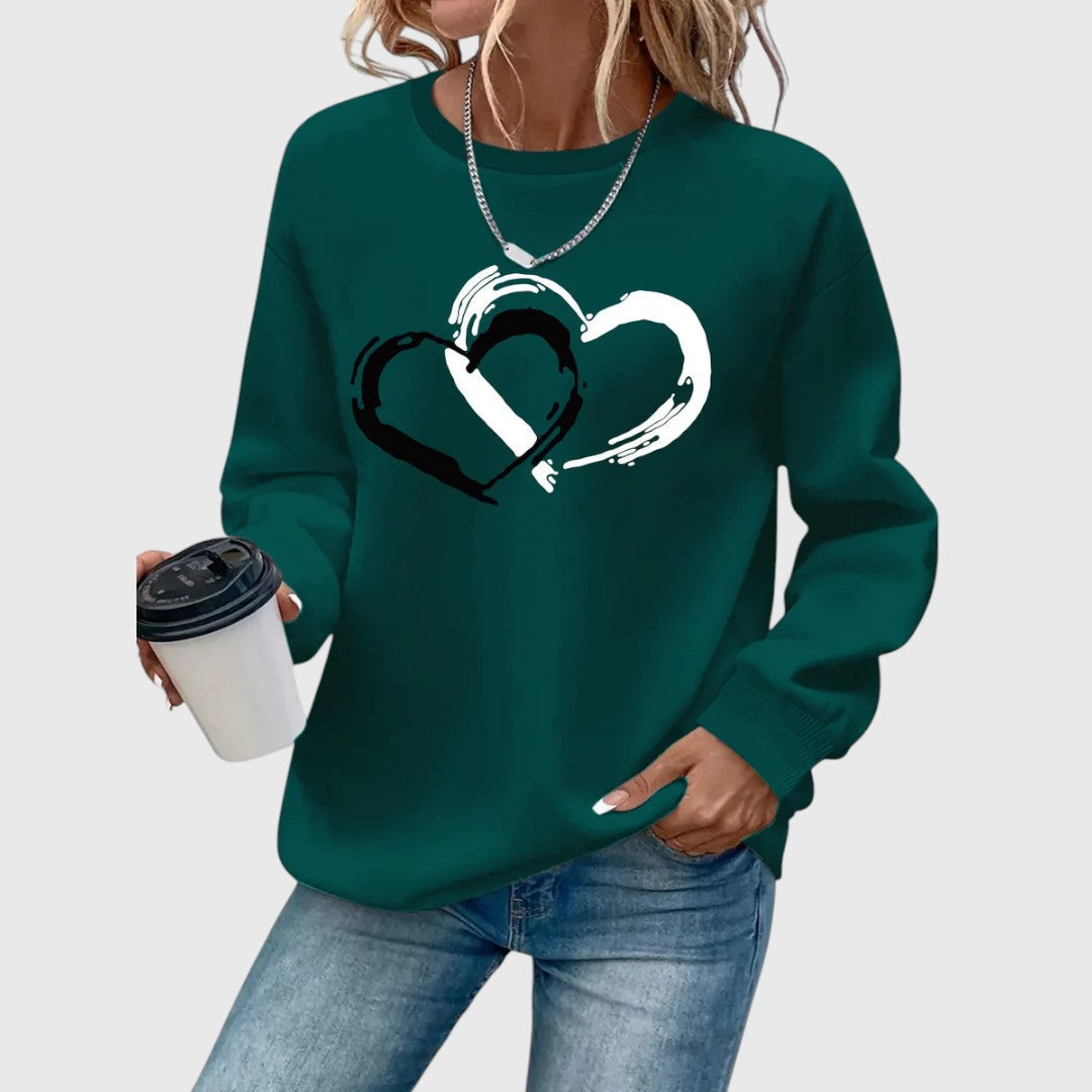 Tamsin - Elegant Heart Sweater