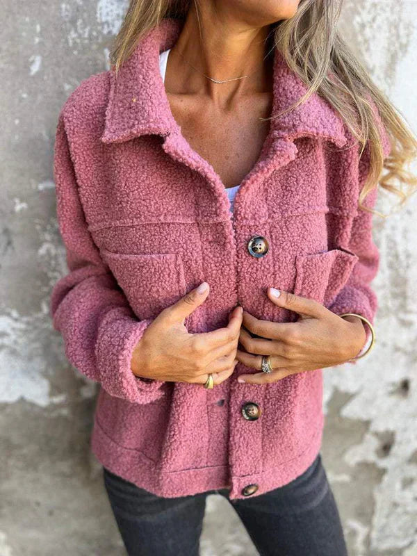 Chloe - Comfortable Fall Teddy Jacket
