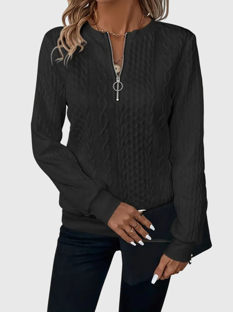 Azaria - Sweater with Zipper