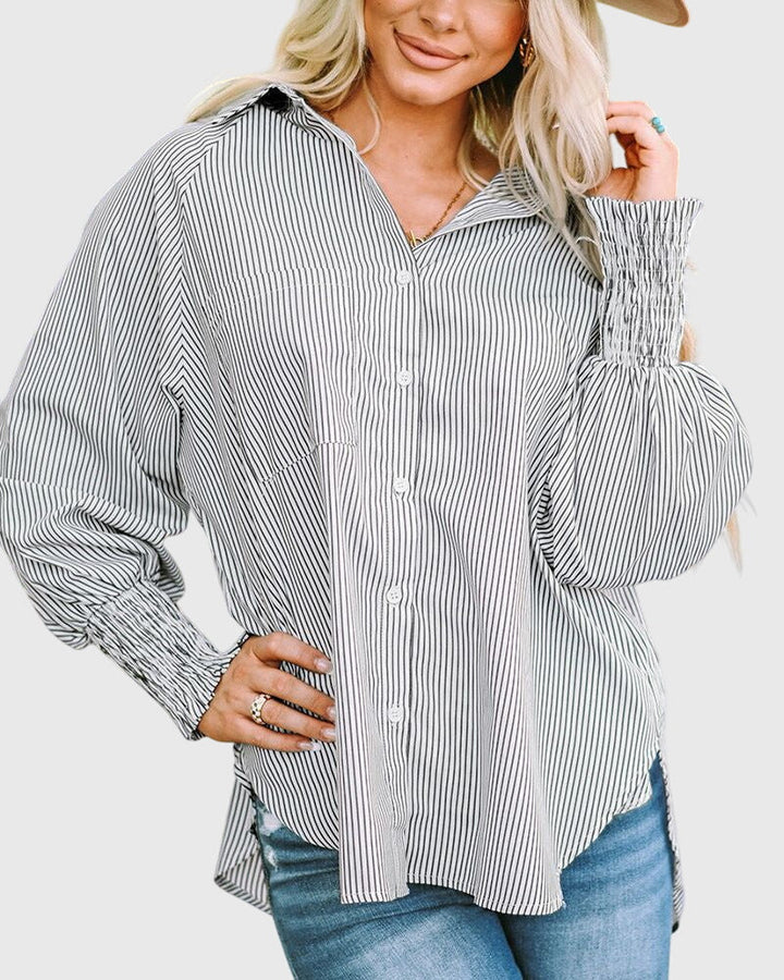 Harriet - Oversized Striped Shirt
