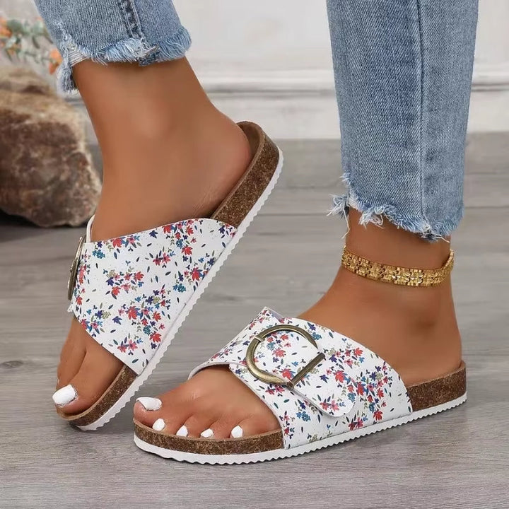 Thalia - Buckle Mule Slide