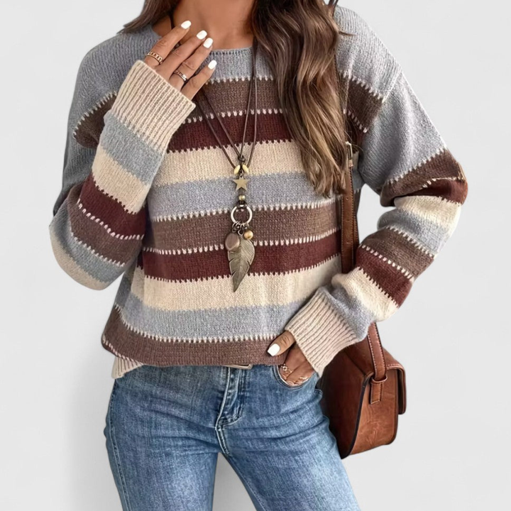 Eviana - Vintage Striped Sweater