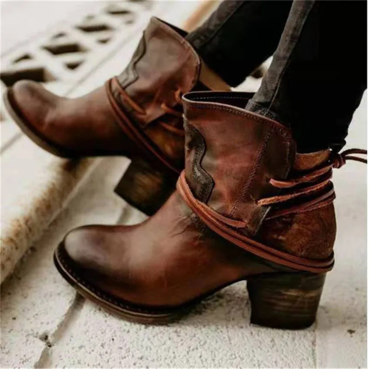 Evelyne - Western Style Boots