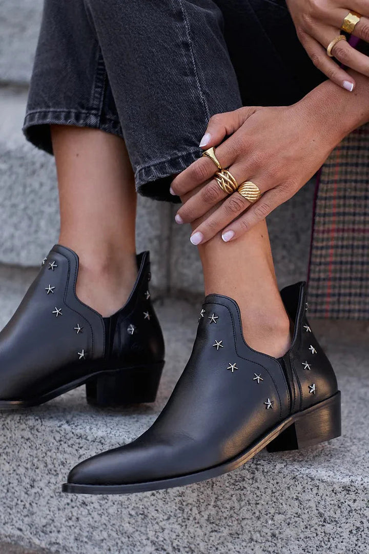 Stella - Ankle Boot with Star Details