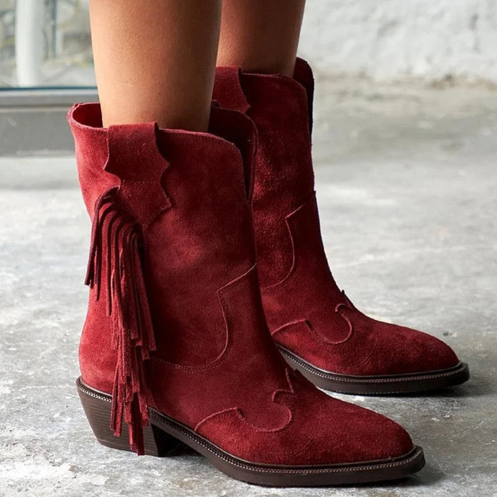 Maribel - Western-Style Ankle Boots