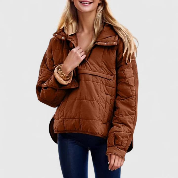 Rachel - Waterproof Oversized Hooded Pullover Jacket
