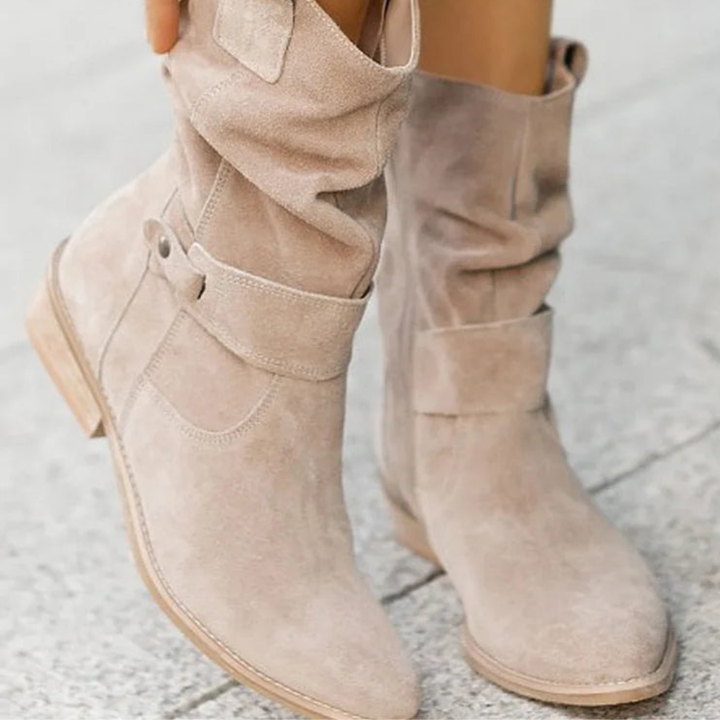 Celestina - Soft Suede Ankle Boots