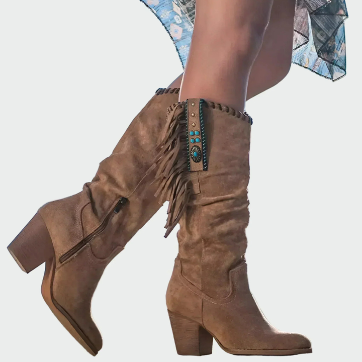 Gemma - Comfortable Leather Ankle Boots