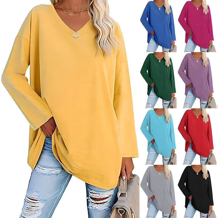 Yvette - Relaxed V-Neck Sweater
