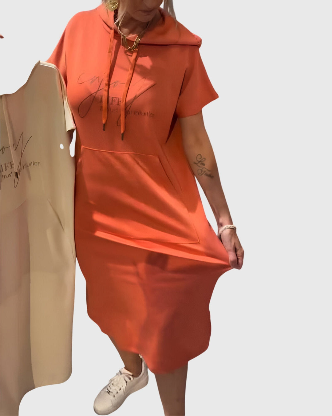 Olivia - Casual Hoodie Dress