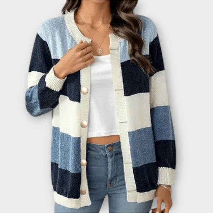 Verity - Striped Cardigan
