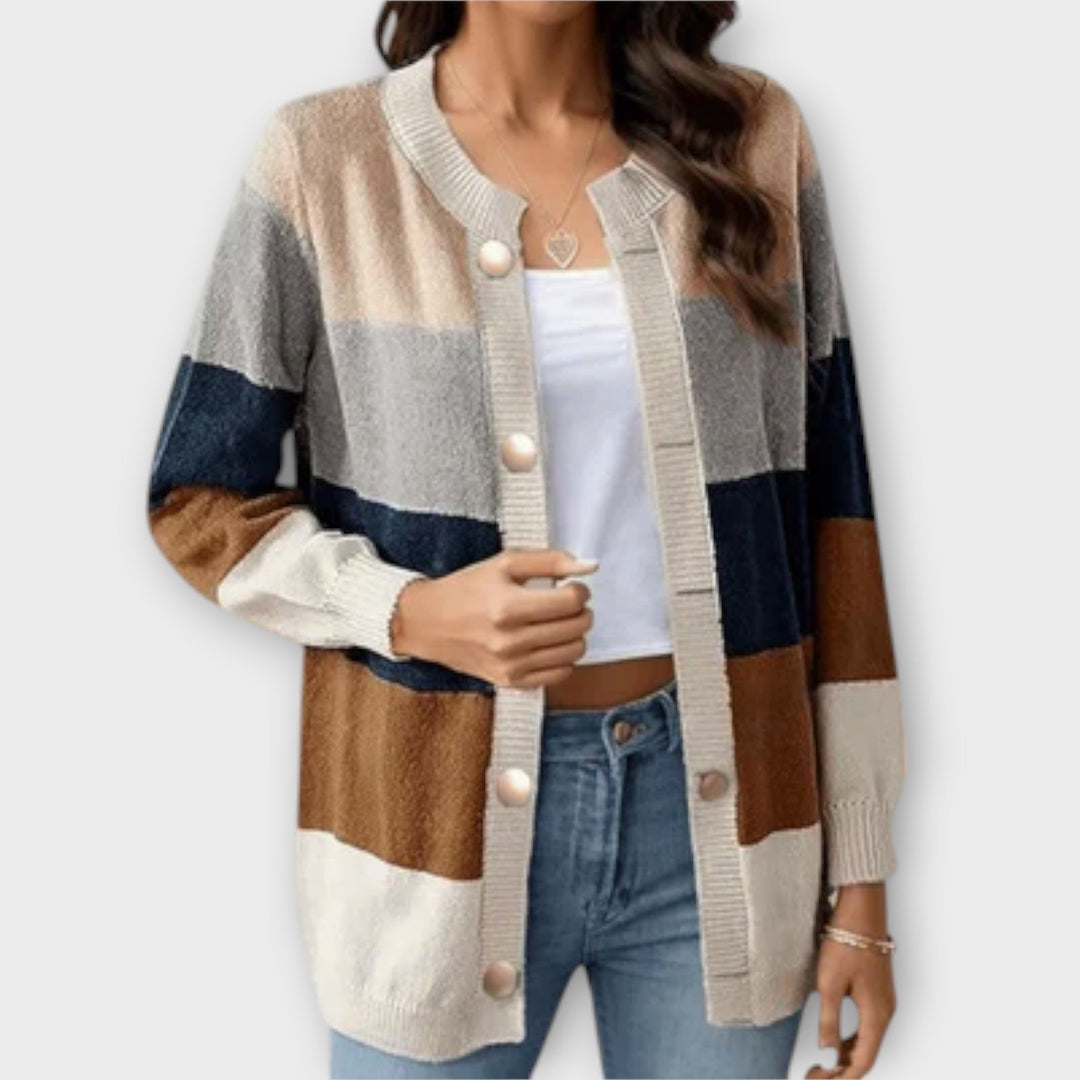 Verity - Striped Cardigan
