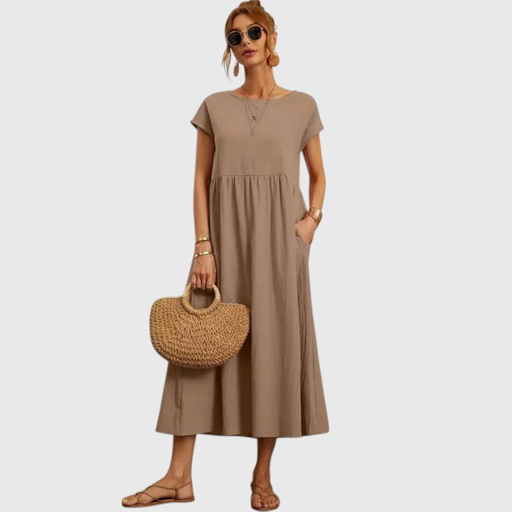 Olivia - Comfortable Midi Dress