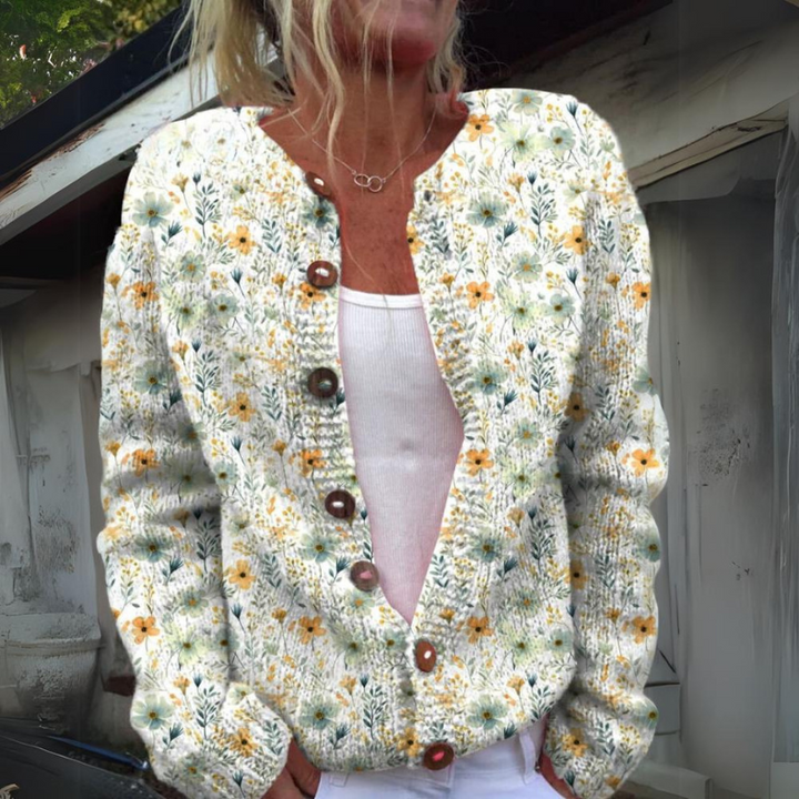 Delphine – Floral Cardigan