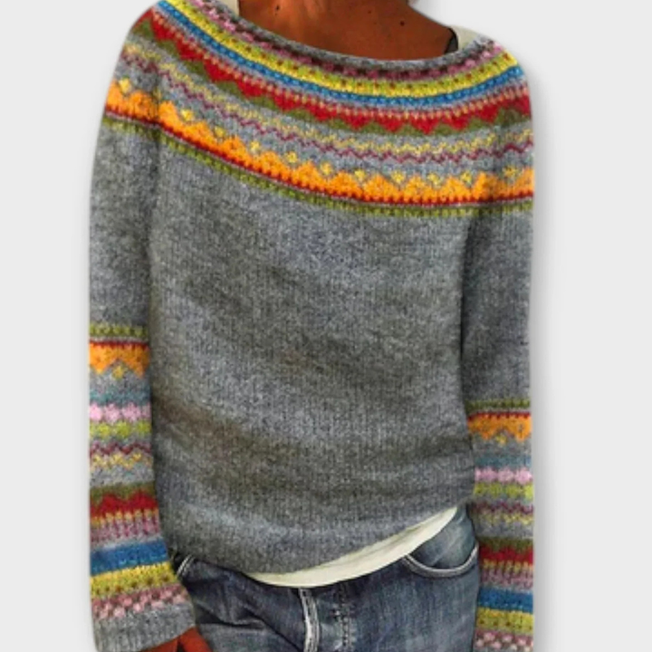 Elara - Vintage Knitted Sweater