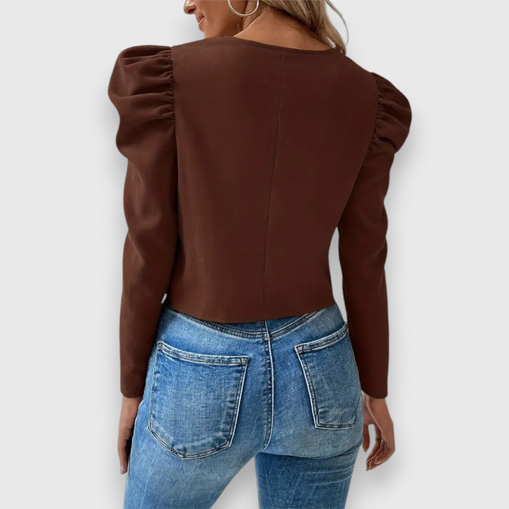 Ava – Women's puff-sleeved jacket