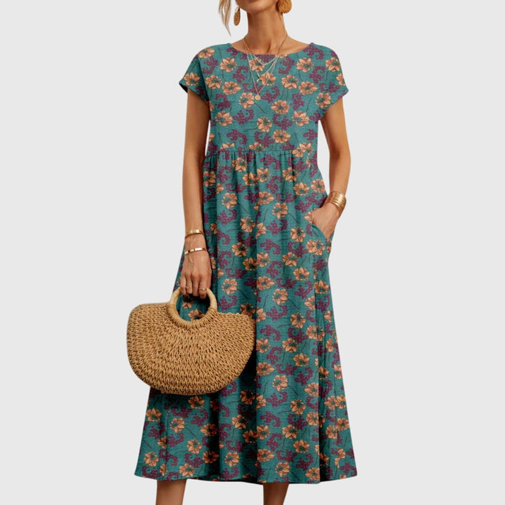Olivia - Chic Floral Dress