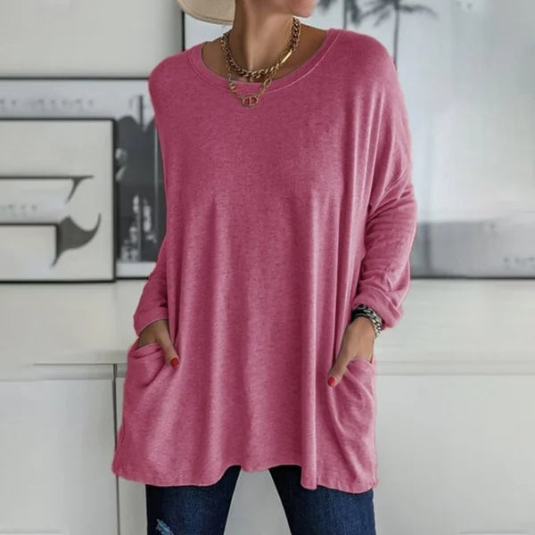 Bryony - Relaxed Long Sleeve Top