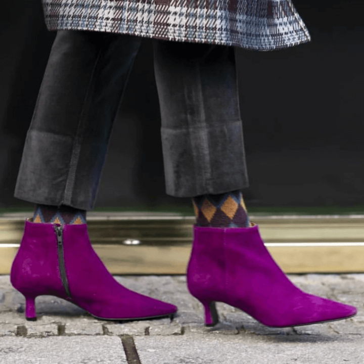 Irina - Elegant Suede Ankle Boots