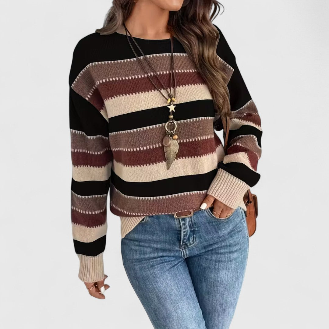 Eviana - Vintage Striped Sweater
