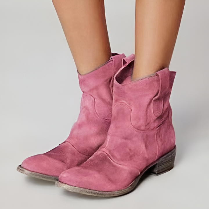 Amara - Chic Suede Ankle Boots