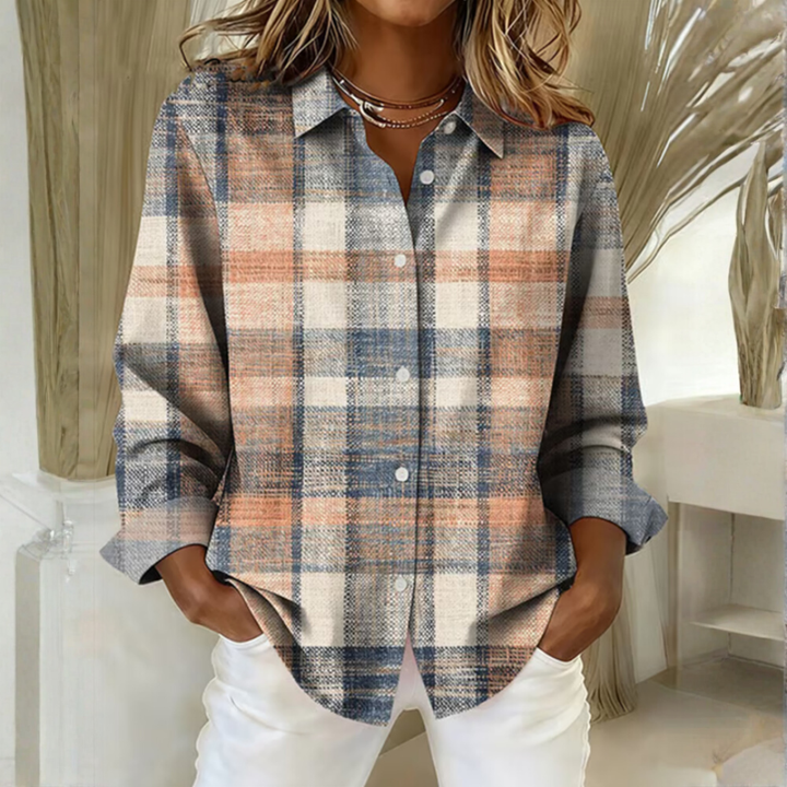 Faith - Vintage-style shirt with check pattern