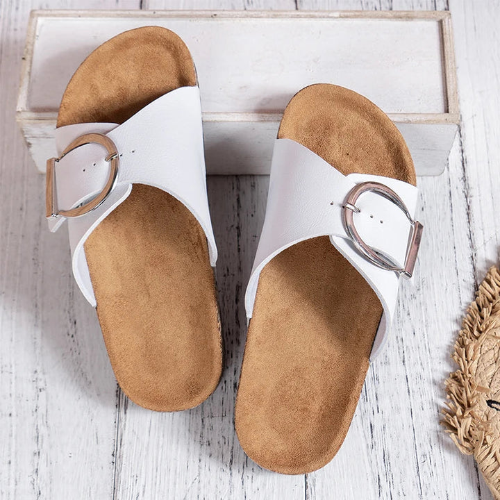 Thalia - Buckle Mule Slide