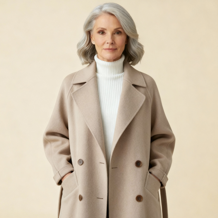 Alina - Longline Wool Overcoat