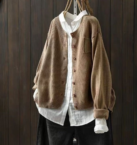 Margot - Crew Neck Cardigan