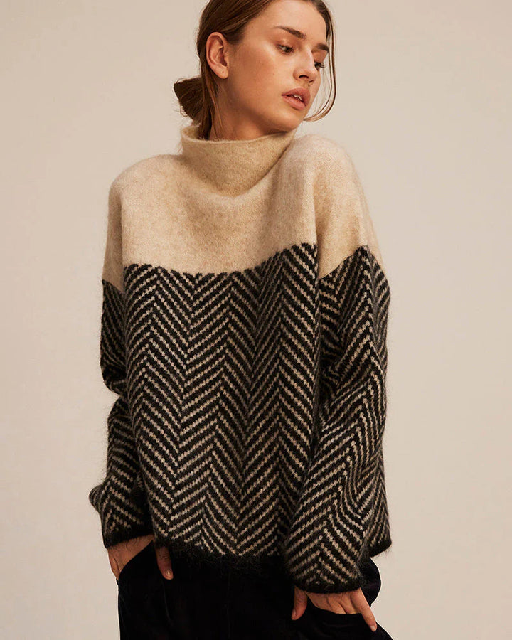 Rhiannon - Cotton Turtleneck Sweater