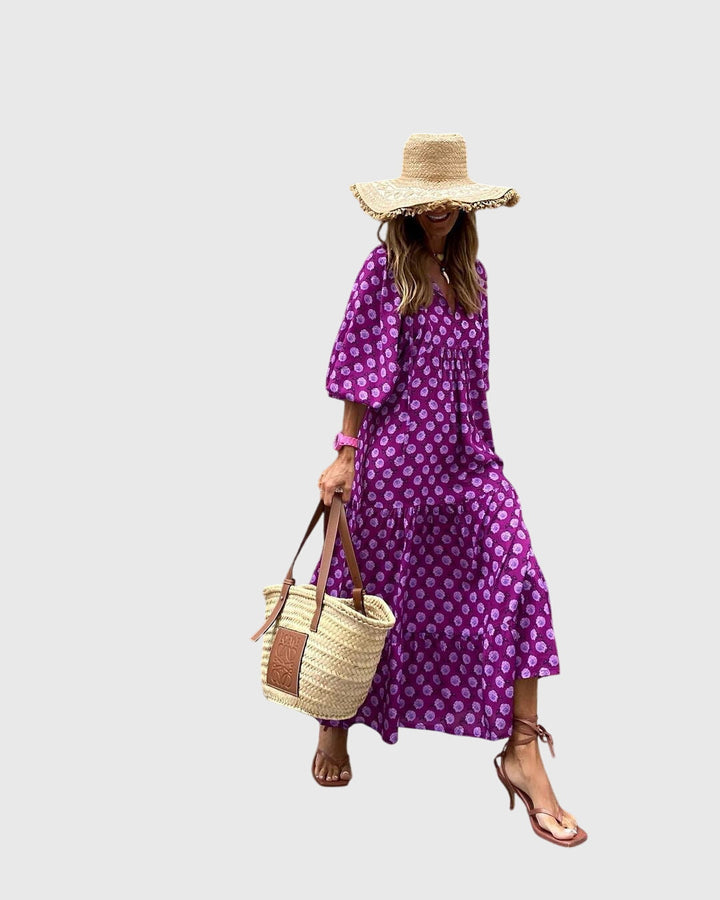 Olivia - Boho Maxi Dress