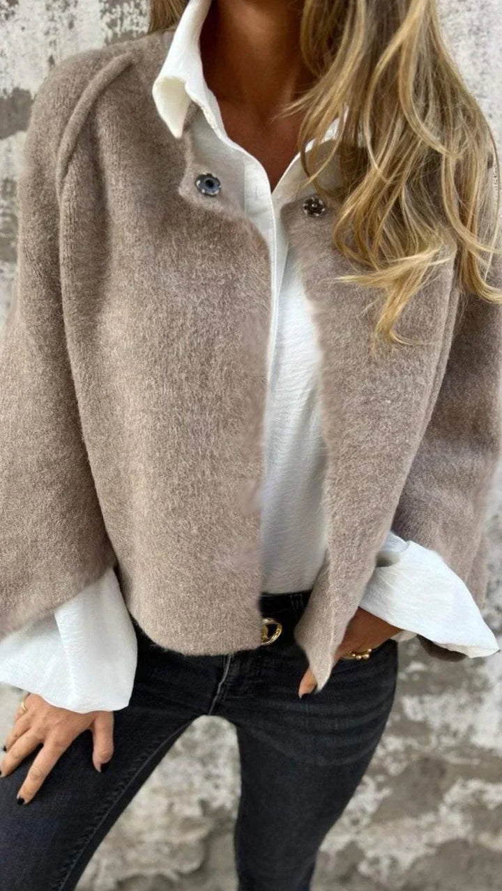 Nova - Timeless Coat with Round Neck