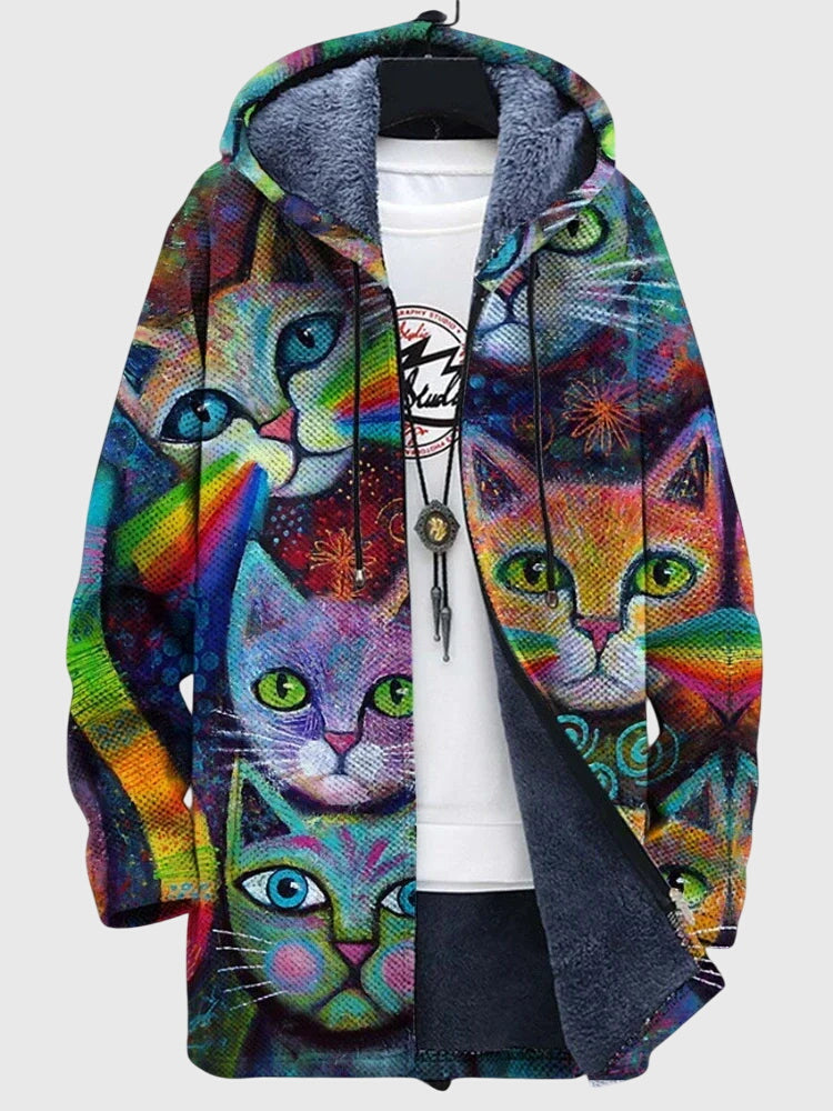 Valeria - Jacket with artistic print