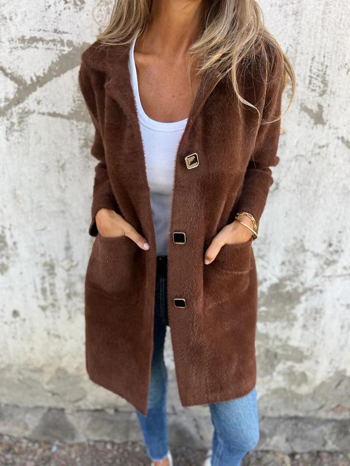 Zoe - Casual Coat with Buttons